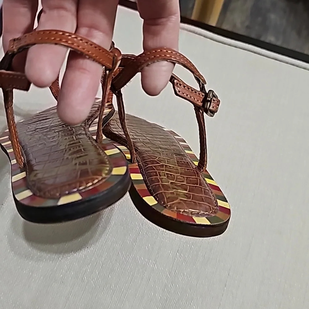 Sam Edelman Gigi 5 Leather Sandals - Picture 7 of 11
